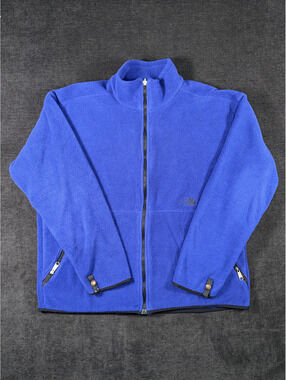 The North Face Men's XL Blue Full Zip Fleece Jacket